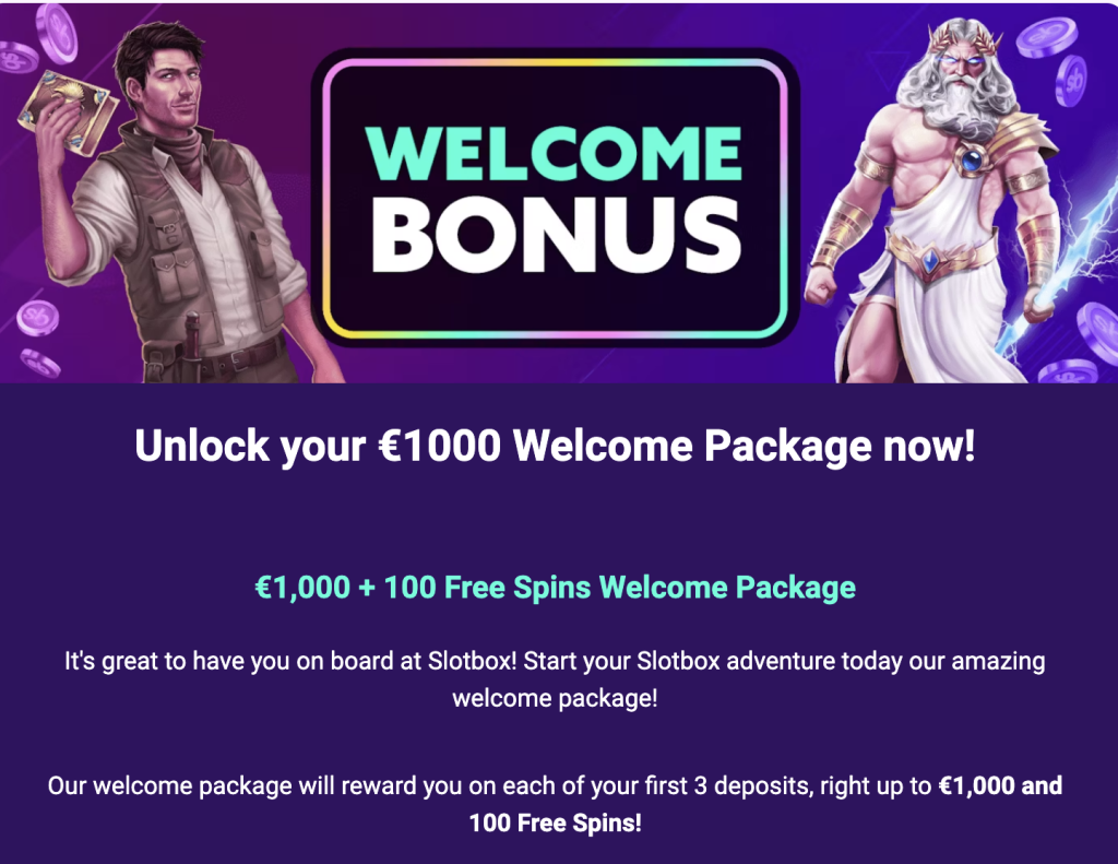slotbox bonus offers